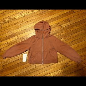 Oversized Scuba Full Zip Sweater Desert Sun XS/S lululemon